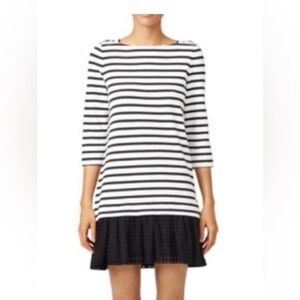 Striped Black and White Dress